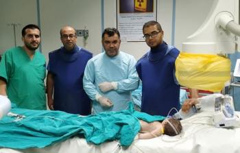 إنقاذ مولود عمره 18 ساعة بعملية قسطرة للقلب في غزة