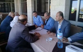لقاء فصائل الائتلاف الوطني مع اللواء أحمد عبد الخالق في غزة