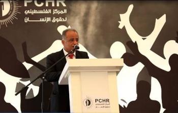 جانب من فعالية إطلاق المركز الفلسطيني لتقريره السنوي