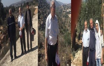 تيسير خالد  يشارك الأهالي في قريوت قطاف الزيتون في المناطق الممنوعة دون تنسيق
