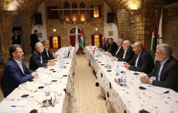 وفد حماس برئاسة هنية يجتمع مع قيادة حركة الجهاد الاسلامي