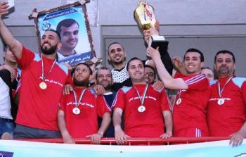 كتلة الصحفي الفلسطيني تكرَم الشهيد مرتجى في مباراة ودية