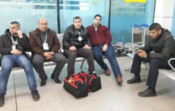 المعتمرون الفلسطينيون في مطار القاهرة الدولي