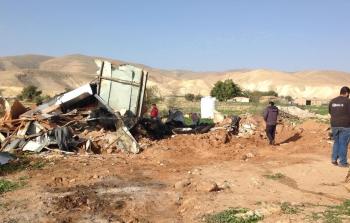 قوات الاحتلال تهدم بركسا وخيمة شرق بيت لحم - ارشيفية