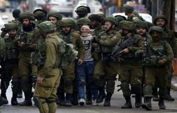 لحظة اعتقال الفتى الجنيدي