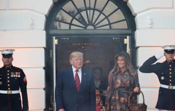 ترامب وزوجته 