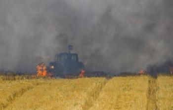 حريق في غلاف غزة بسبب طائرة ورقية - توضيحية