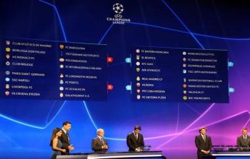 قرعة دوري ابطال اوروبا 2018-2019 دوري المجموعات واقيمت في اغسطس الماضي