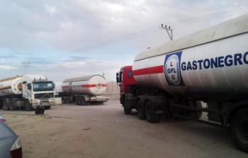دخول شاحنات الغاز إلى غزة - أرشيفية
