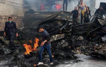 حريق النصيرات