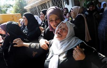 خلال وداع الشهيدة داليا سمودي