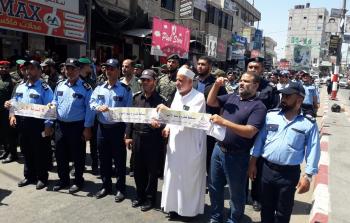 النائب الأسطل يتقدم الفعاليات الجماهيرية ضد قرار الضم