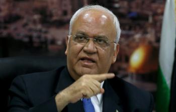 أمين سر اللجنة التنفيذية لمنظمة التحرير الفلسطينية صائب عريقات