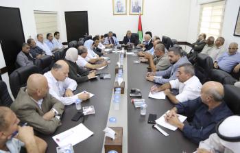  المجلس التنفيذي في قلقيلية يؤكد التفافه حول القيادة الفلسطينية