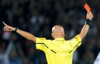 أسرع حالة طرد لحارس مرمى