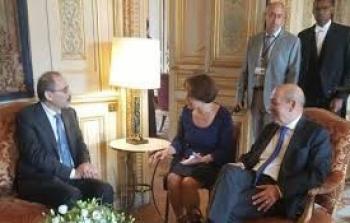 وزير الخارجية الأردني أيمن الصفدي يلتقي وزير الخارجية الفرنسي  بالأردن
