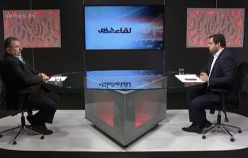 لقاء صالح العاروري نائب رئيس المكتب السياسي لحركة حماس عبر قناة الأقصى
