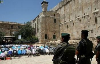 الاحتلال الإسرائيلي في الحرم الابراهيمي
