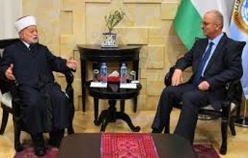 الحمد الله يستقبل مفتي القدس والديار الفلسطينية