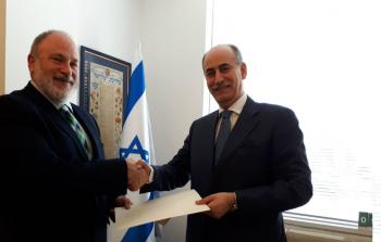 السفير الأردني لدى اسرائيل غسان المجالي 