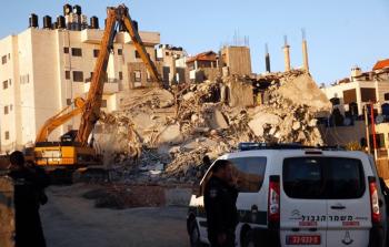 بلدية الاحتلال تهدم منزلا في المنطقة الصناعية شمال القدس - أرشيف