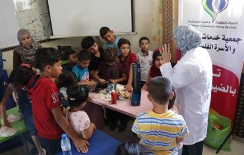 خدمات الطفولة تفتتح مخيم 