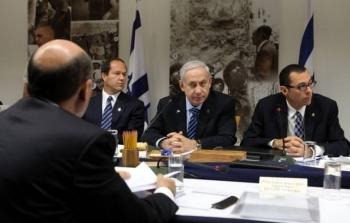  رئيس حكومة الاحتلال الإسرائيلي ووزير الأمن بنيامين نتنياهو يعقد اجتماعا في الكرياه - ارشيفية