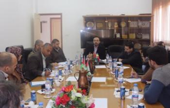 لجنة 'العمل عن بعد' تعقد لقائها في وزارة الاتصالات بغزة