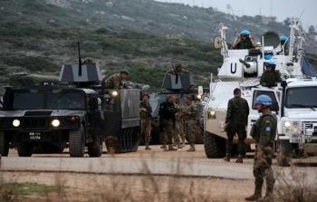 القوات الدولية على حدود لبنان