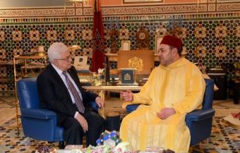 الرئيس محمود عباس وملك المغرب محمد السادس