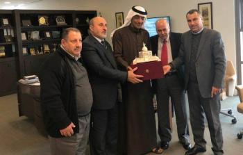 وفد وزارة الأوقاف والشؤون الدينية، مع القنصل العام للمملكة العربية السعودية في الأردن صالح البديوي