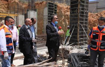 عساف يشيد بجهود إنشاء مبنى المطبعة الوطنية في رام الله