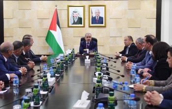 رئيس الوزراء الفلسطيني محمد اشتية يلتقي ممثلي القطاع الخاص في رام الله