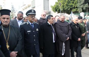 الشرطة تؤمن وتشارك بمراسم استقبال حارس الأراضي المقدسة في بيت لحم