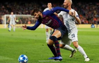 برشلونة يهزم انتر ميلان بثنائية في دوري أبطال أوروبا
