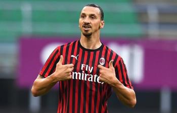 المهاجم السويدي زلاتان إبراهيموفيتش