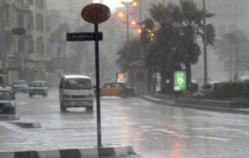 الجو ممطر في فلسطين