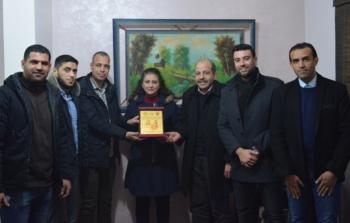 زيارة وفد الجبهة الديمقراطية لفضائية الميادين