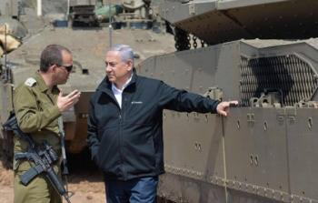 نتنياهو خلال جولة على حدود غزة الشهر الماضي