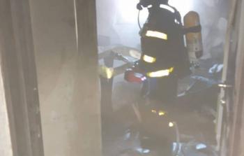 إصابة طفلين بحريق منزل في يطا