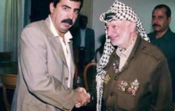 الطبيب الراحل نبيل خير مع الرئيس الراحل ياسر عرفات