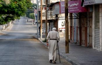 شوارع خالية في غزة مع تفشي فيروس كورونا - أرشيف