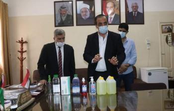 تبرع بمواد تعقيم ومستلزمات طبية