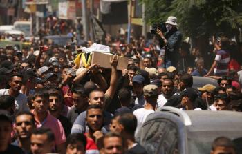 تشييع جثامين 4 شهداء من عناصر سرايا القدس في غزة