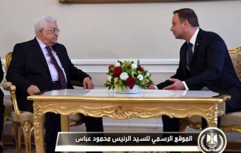 الرئيس عباس يستقبل نظيره البولندي في نيويورك