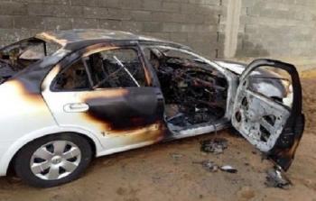 احراق سيارة في مدينة العفولة دون إصابات