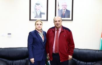 الوزير محمود أبو مويس يلتقي سفيرة فلسطين في النرويج