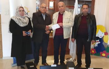 الإسلامي الفلسطيني يدعم مركز الرجاء لرعاية ذوي الاحتياجات الخاصة