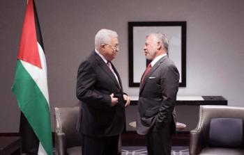 الرئيس الفلسطيني محمود عباس مع العاهل الاردني الملك عبد الله الثاني -أرشيف-