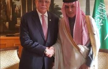 الوزير د. المالكي يلتقي و وزير الدولة للشؤون الخارجية السعودي عادل الجبير